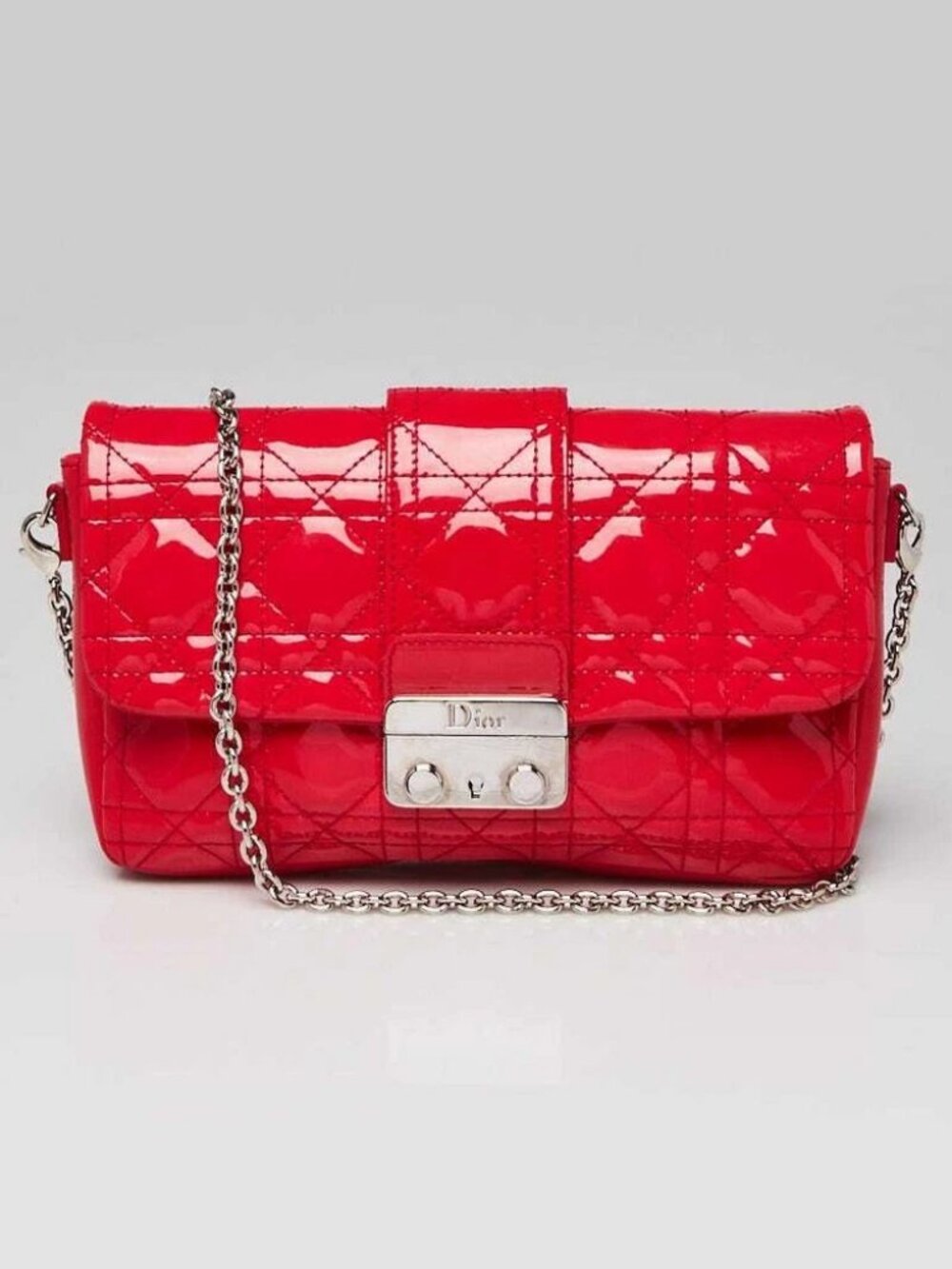 Christian Dior Pink Cannage Quilted Patent Leather Miss Dior Promenade Crossb... - Picture 1 of 9